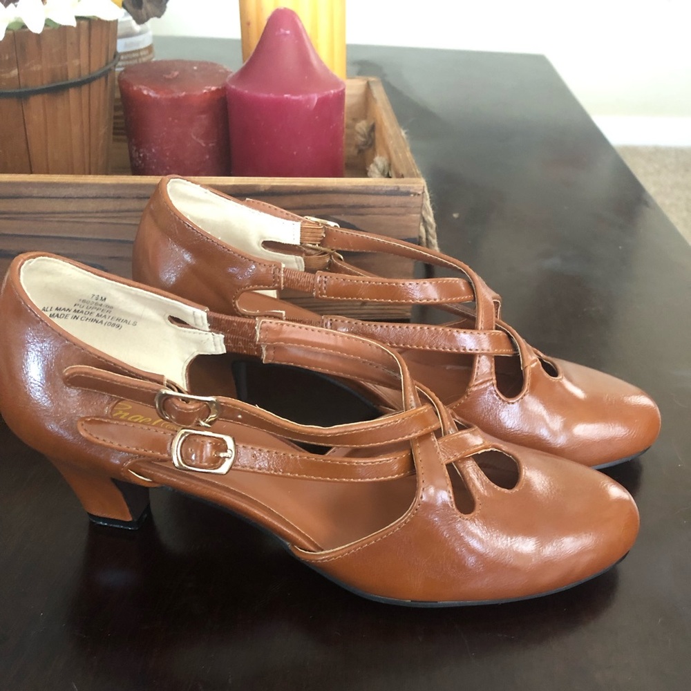 Angel Steps Vintage Pump Heels Retro